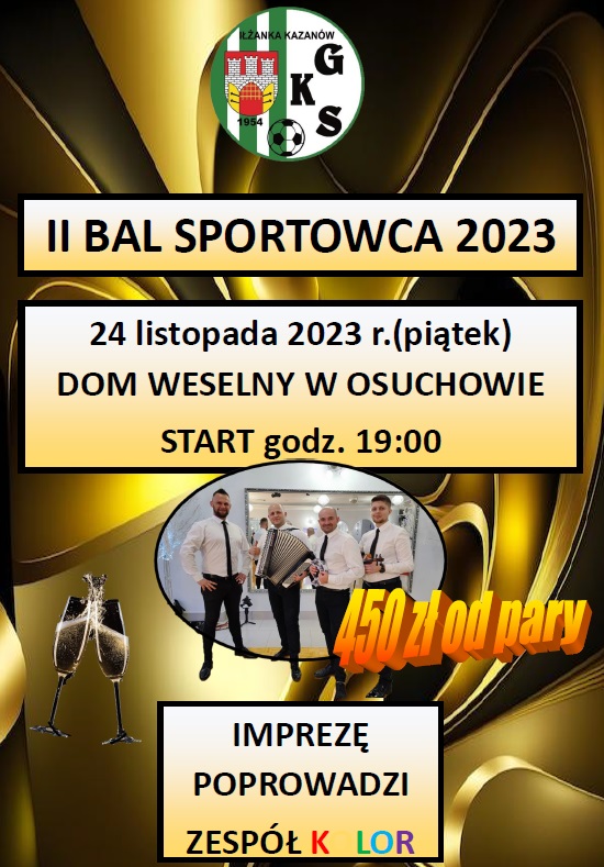 plakat II Bal Sportowca 2023